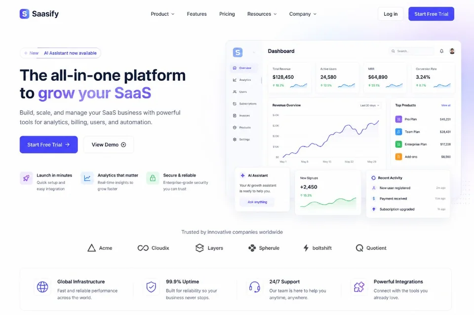 AI SaaS Platform preview
